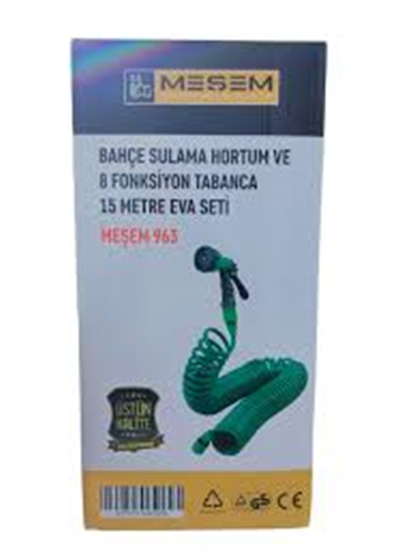 MEŞEM FONKSİYONLU   15 M SULAMA HORTUM SETİ